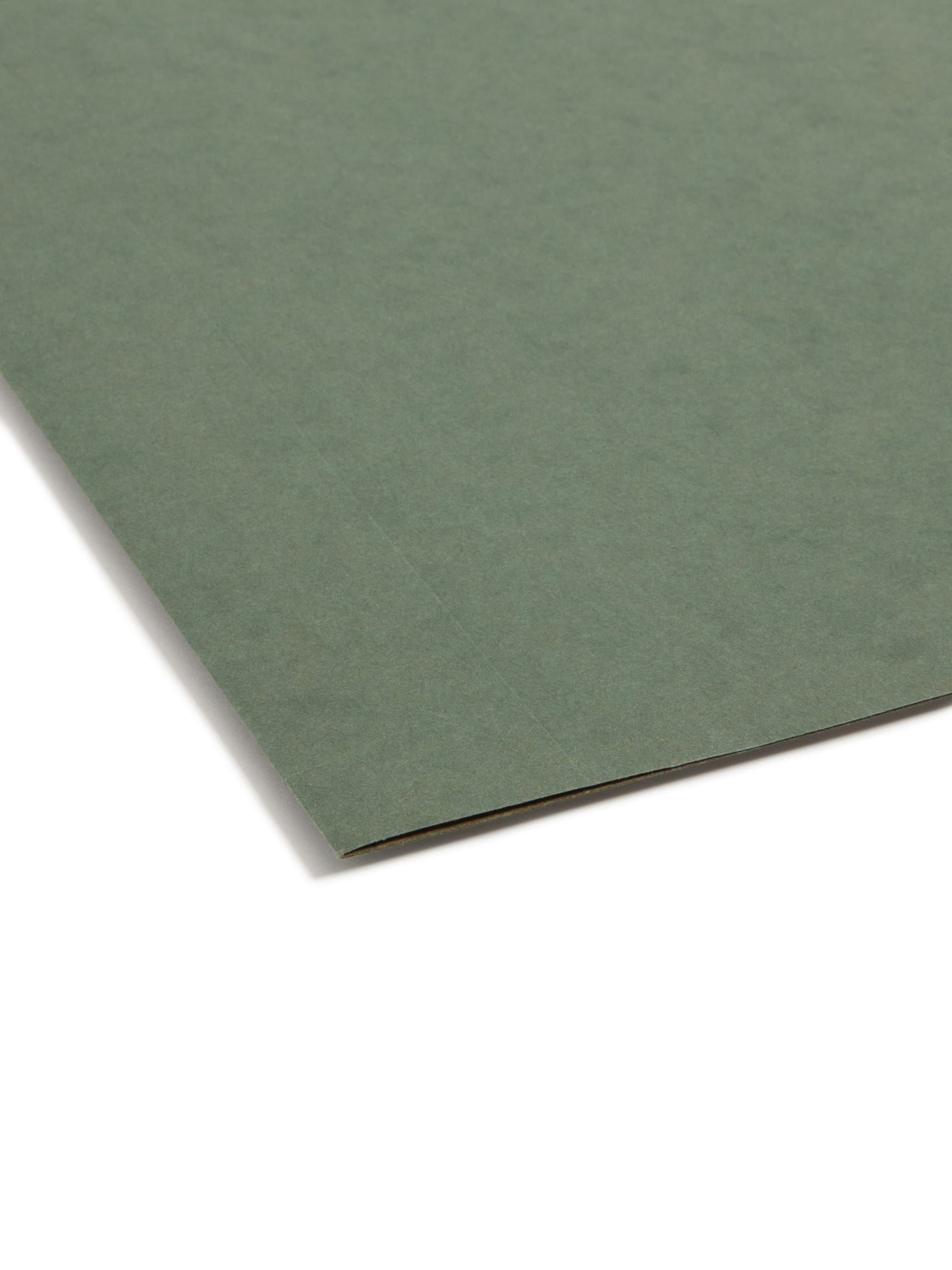 Hanging Box Bottom File Folders, 3 inch Expansion, Standard Green Color, Letter Size, Set of 25, 086486642798