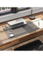 Vegan Leather Desk Pad, Charcoal Color, 23.6"X13.7" Size, 086486648387
