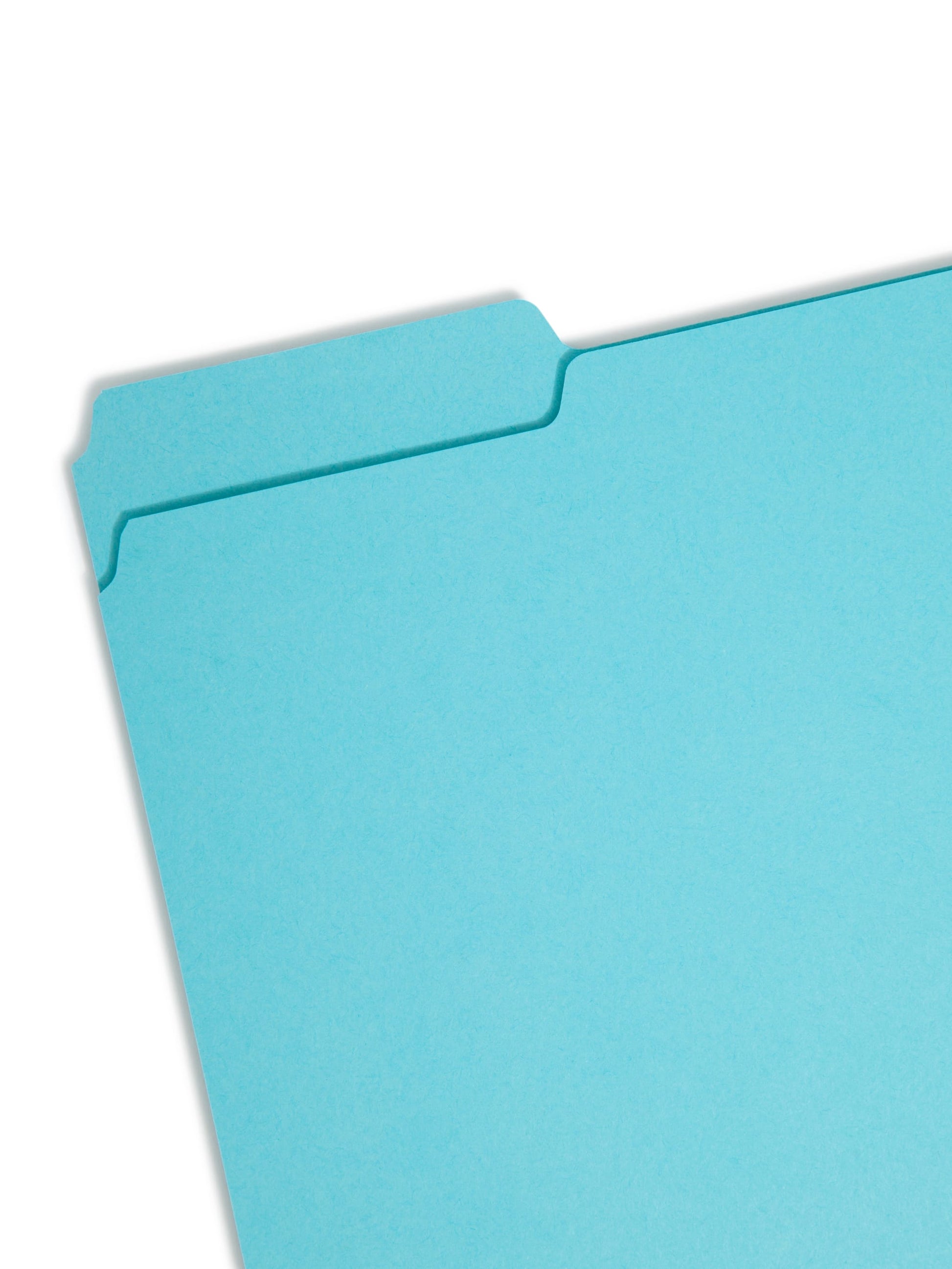 Interior File Folders, Aqua Color, Letter Size, Set of 100, 086486102353