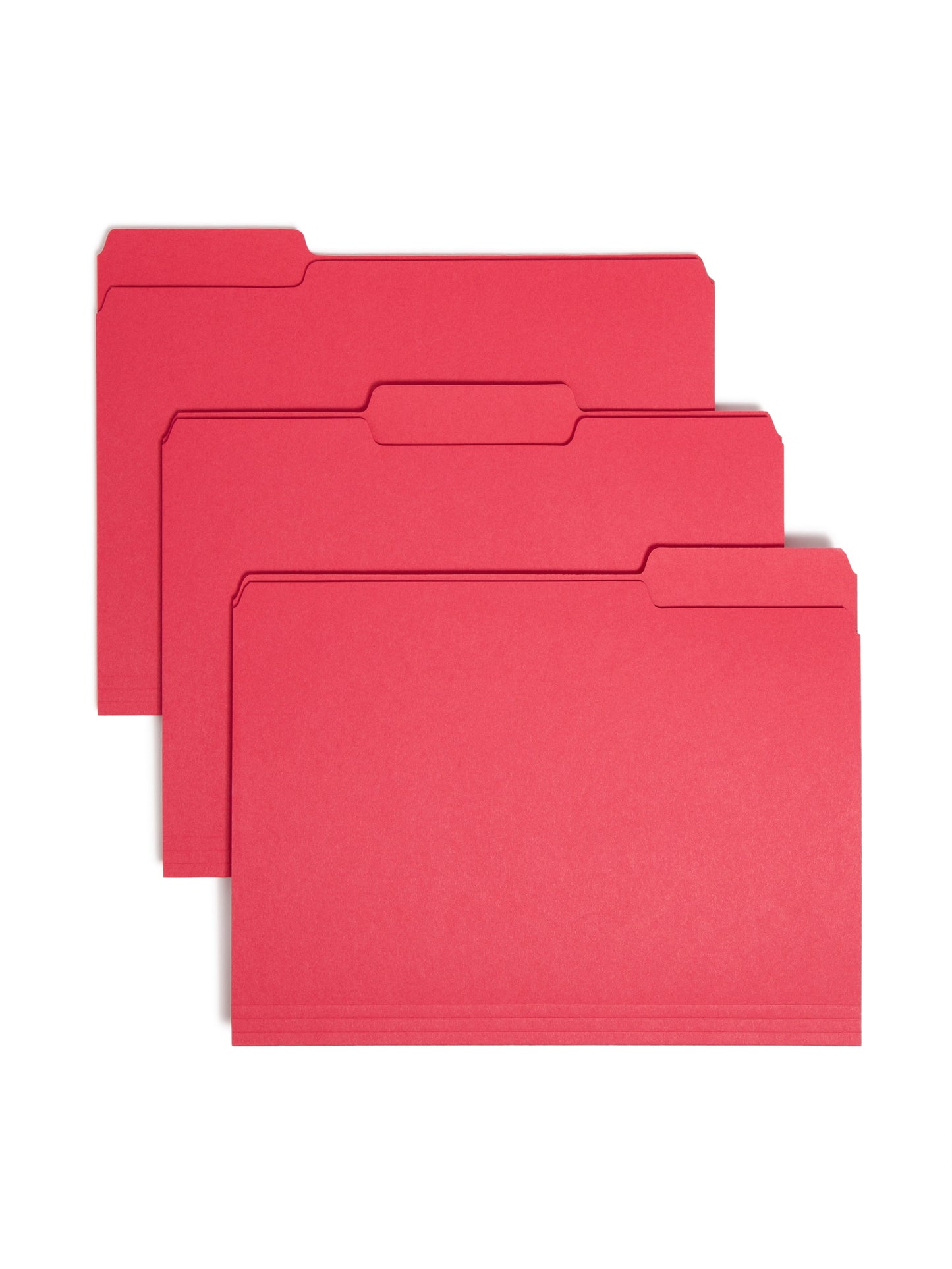 Interior File Folders, Red Color, Letter Size, Set of 100, 086486102674