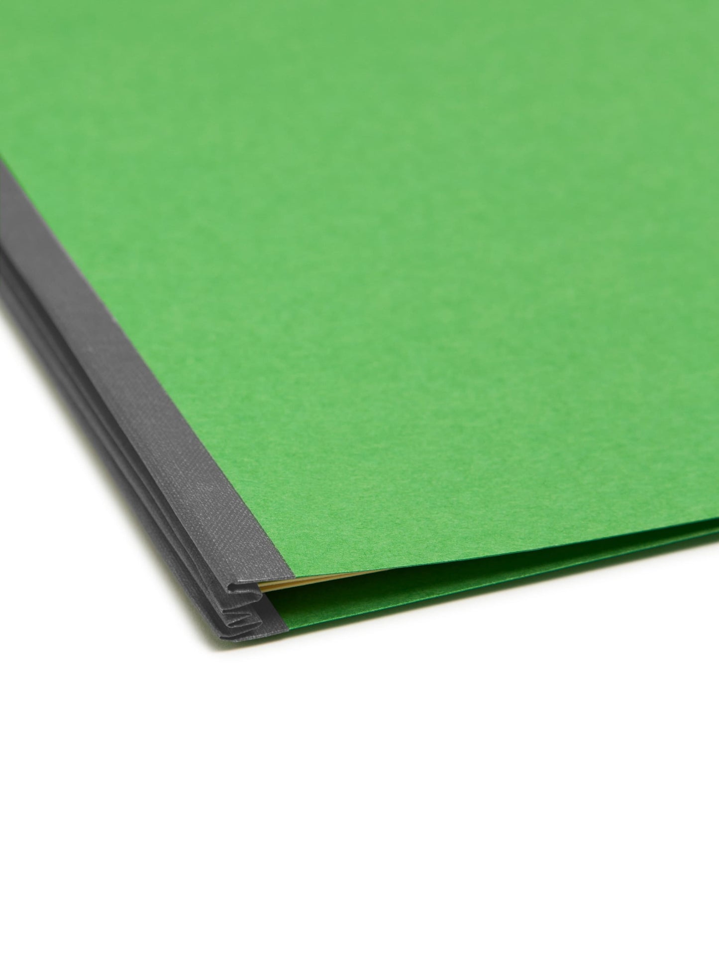 Classification File Folders, 1 Divider, 2 inch Expansion, Green Color, Letter Size, 