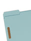 Pressboard Fastener File Folders, 2 inch Expansion, Blue Color, Letter Size, 