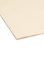 100% Recycled Reinforced Tab Fastener File Folders, Manila Color, Letter Size, Set of 100, 086486103473