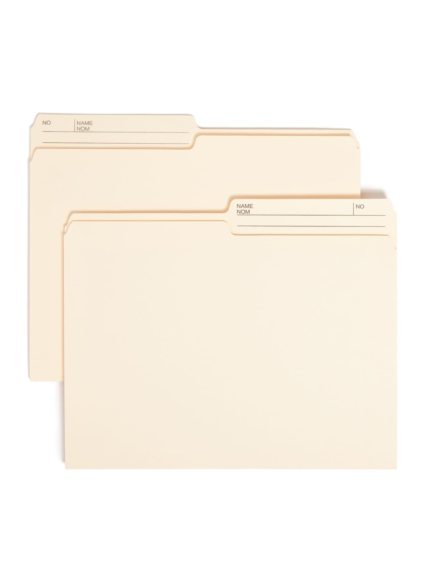 Reversible Printed Tab File Folders with Antimicrobial Product Protection, Manila Color, Letter Size, 086486103770