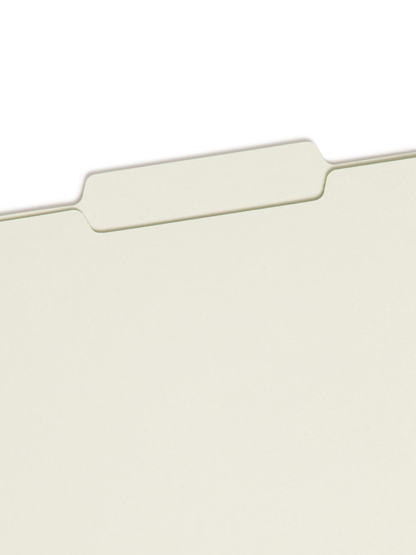 SafeSHIELD® Pressboard Fastener File Folders, 2/5-Cut Guide Height Right of Center Tab, Gray/Green Color, Legal Size, 