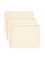 Shelf-Master® Reinforced End Tab Fastener File Folders, Straight-Cut Tab, Manila Color, Letter Size, Set of 50, 086486341103