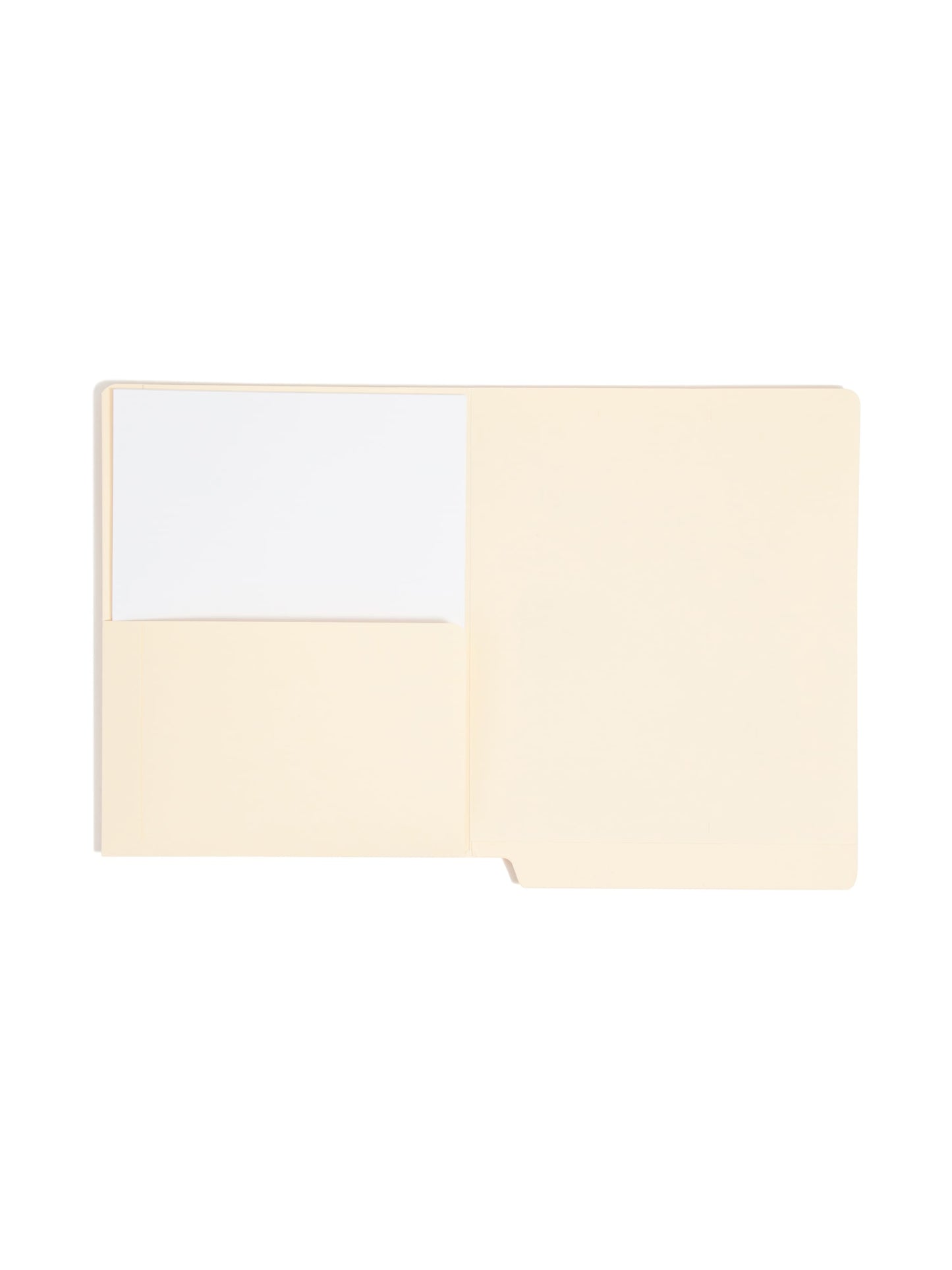 Shelf-Master® Reinforced Tab End Tab Pocket File Folders, Straight-Cut Tab, 1 Pocket, Manila Color, Letter Size, Set of 50, 086486241151