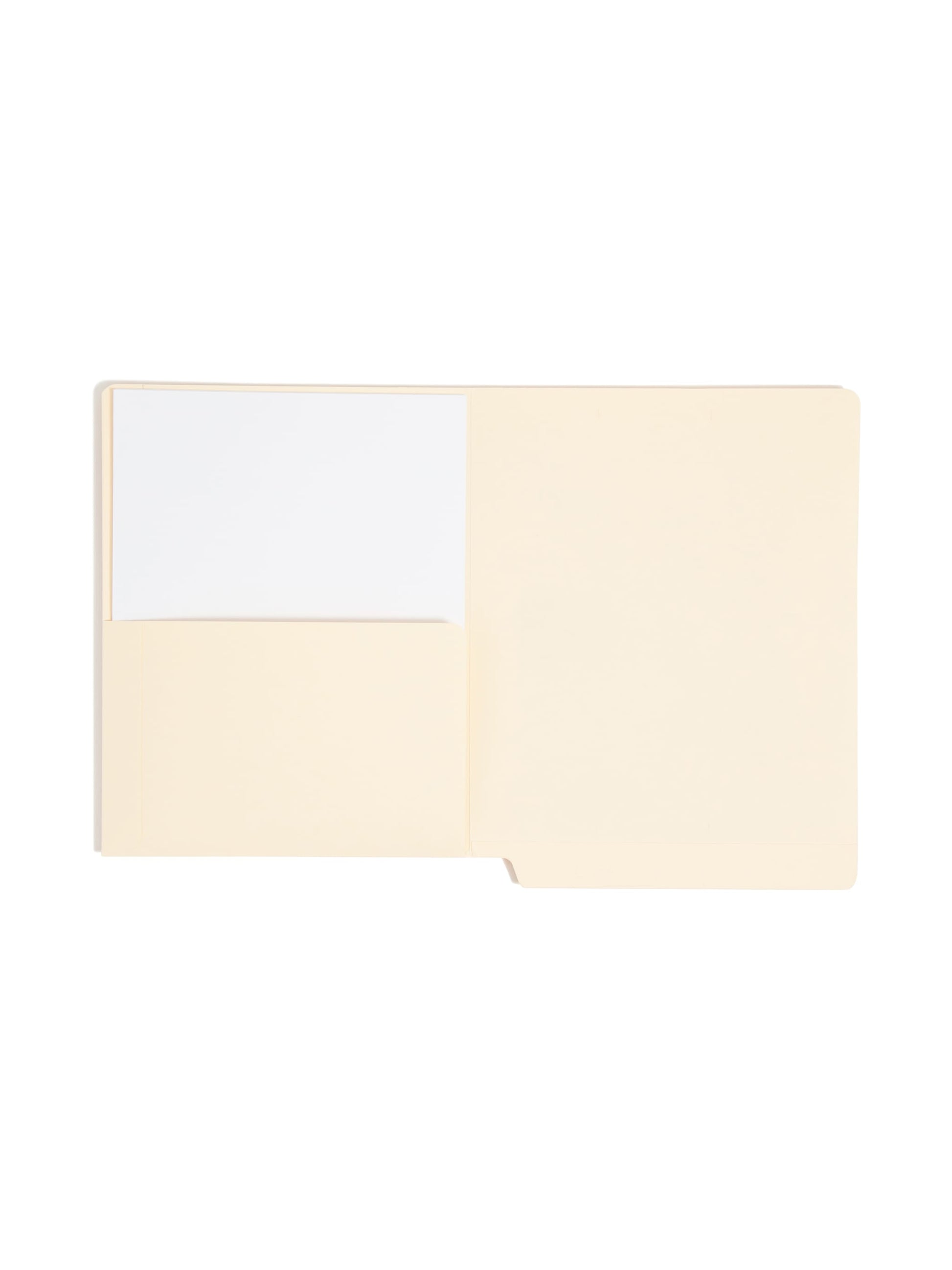 Shelf-Master® Reinforced Tab End Tab Pocket File Folders, Straight-Cut Tab, 1 Pocket, Manila Color, Letter Size, Set of 50, 086486241151