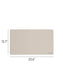Vegan Leather Desk Pad, Sandstone Color, 23.6"X13.7" Size, 086486648363