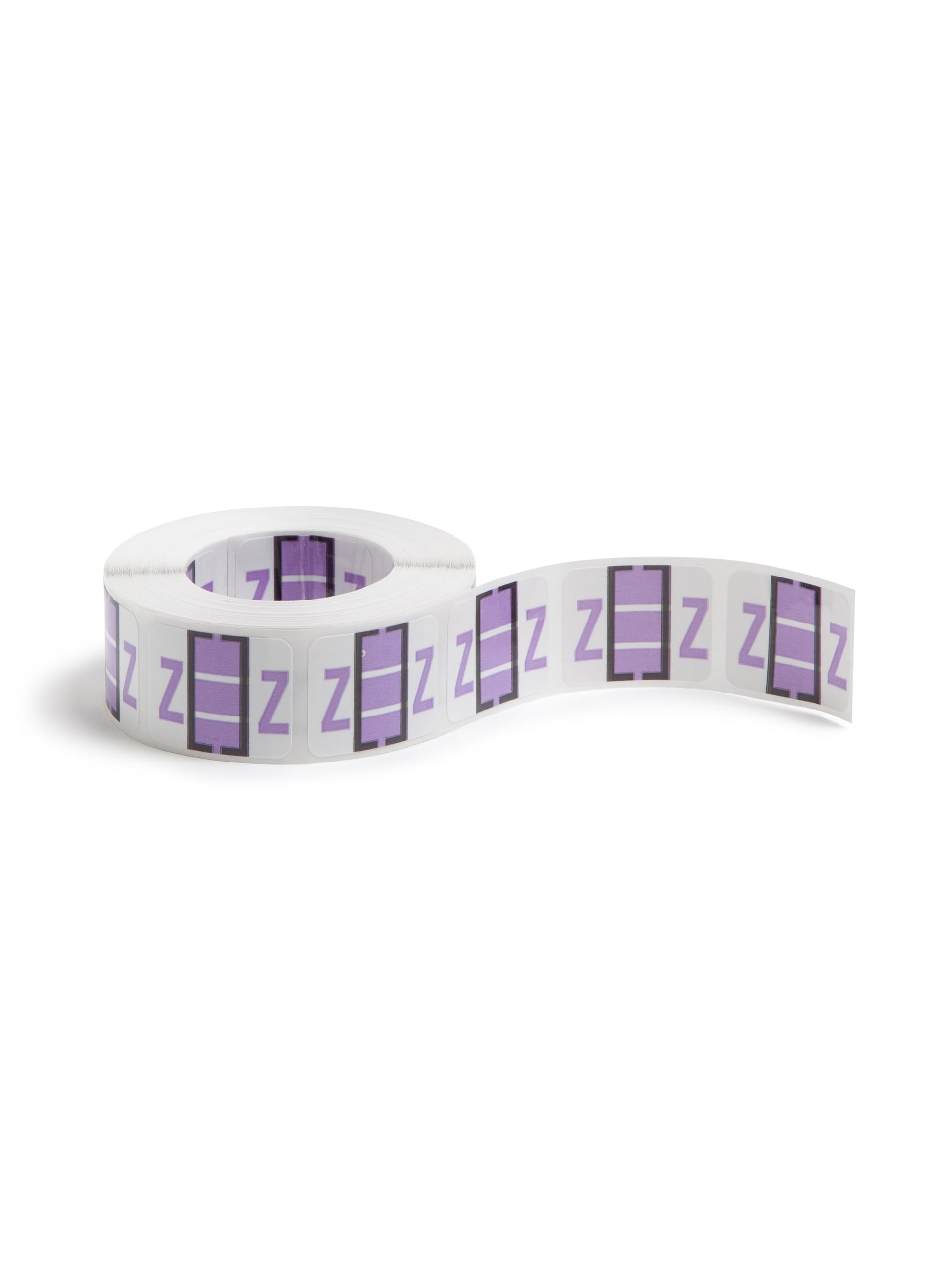 BCCR Bar Style Color-Coded Alphabetic Labels, A-Z Rolls, Lavender Color, 1-1/4" X 1" Size, 