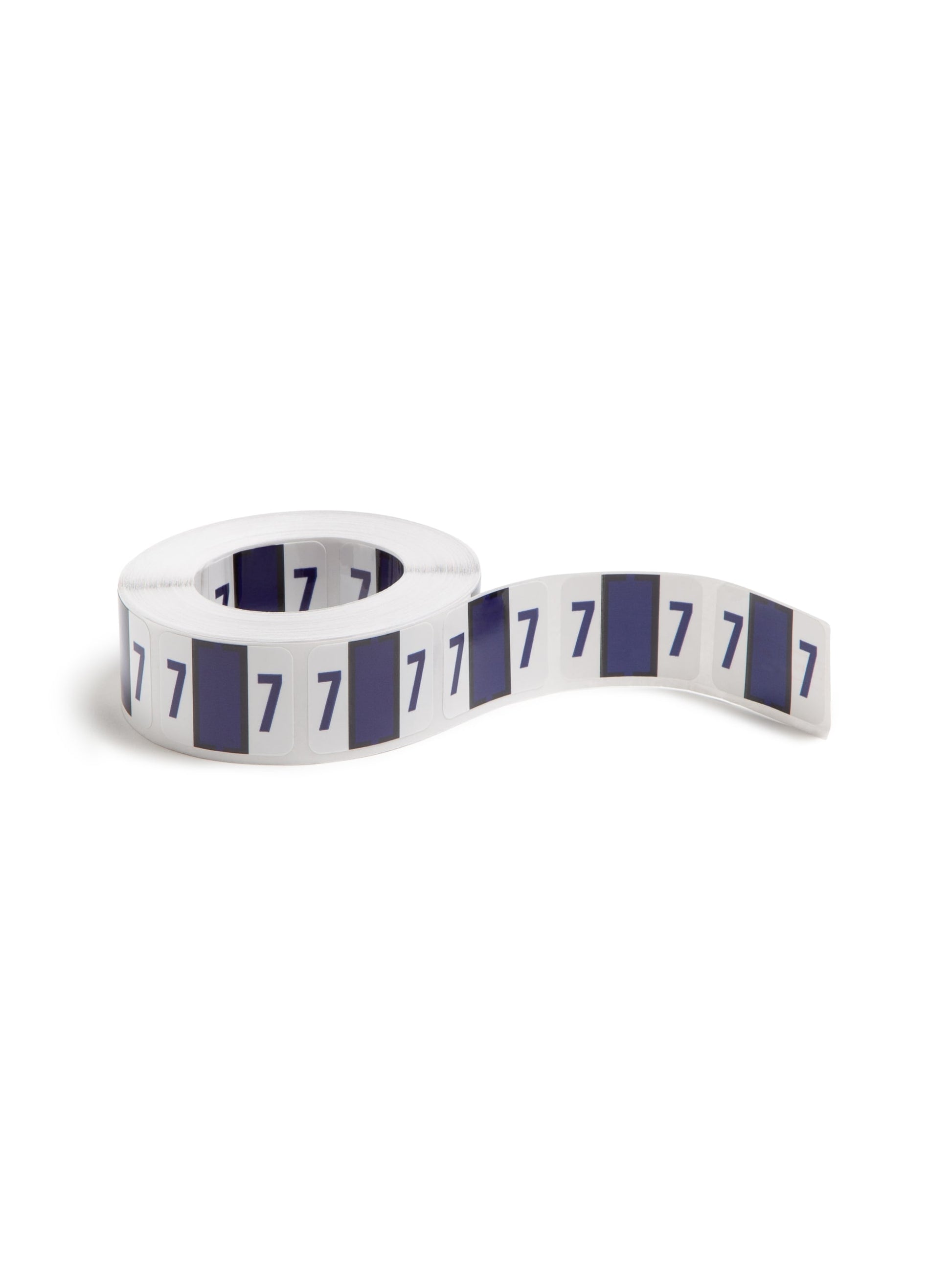 BCCRN Bar Style Color-Coded Numeric Labels, 0-9 Rolls, Purple Color, 1-1/4" X 1" Size, Set of 1, 086486673778
