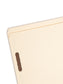 Reinforced Tab Fastener File Folders, Straight-Cut Tab, 2 Fasteners, Manila Color, Letter Size, Set of 50, 086486145138