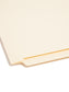 Shelf-Master® Reinforced End Tab File Folders, Straight-Cut Tab, Manila Color, Legal Size, Set of 100, 086486271103