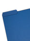 Interior File Folders, Navy Color, Letter Size, Set of 100, 086486102797