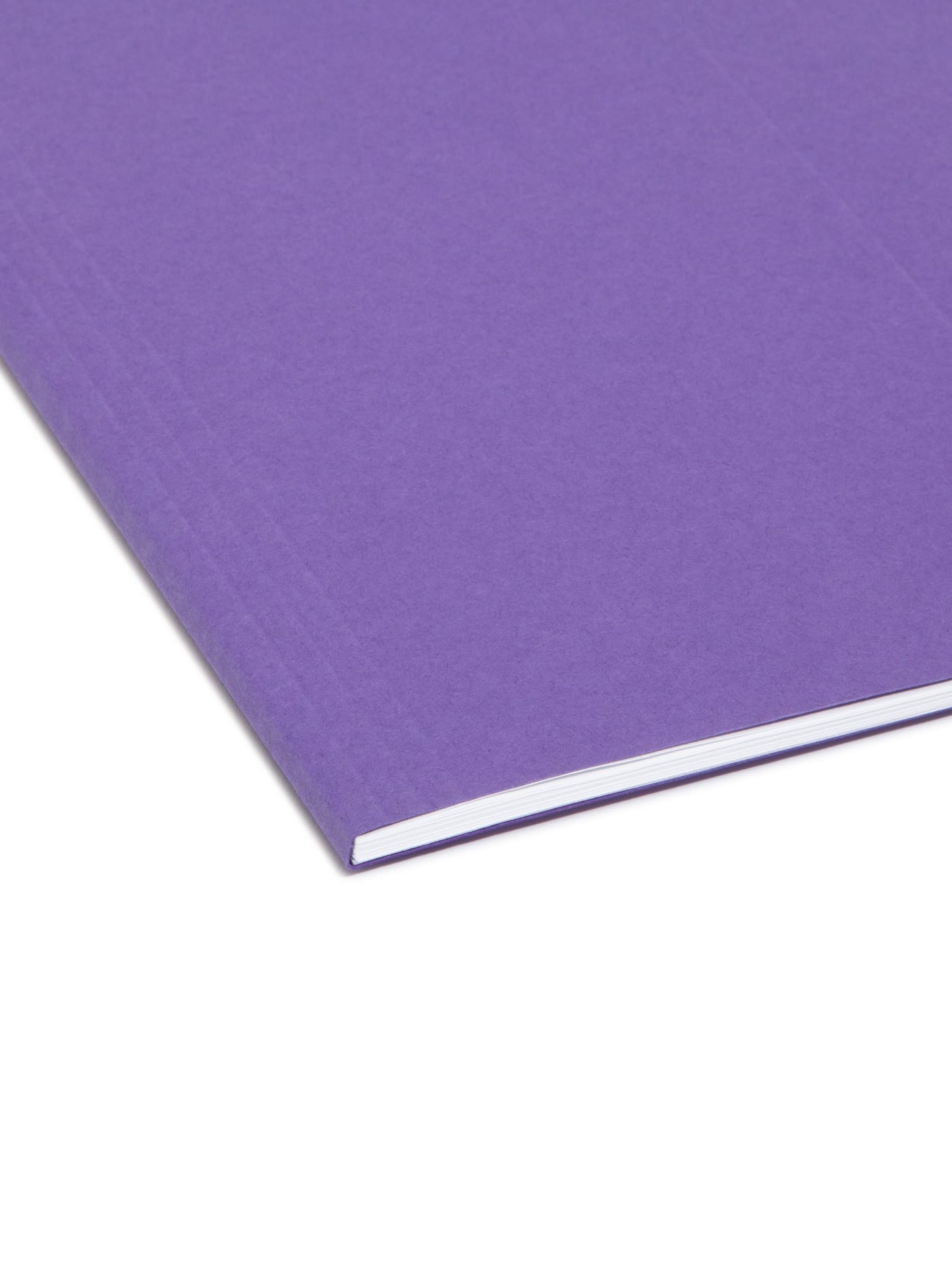 Standard Hanging File Folders with 1/5-Cut Tabs, Purple Color, Letter Size, Set of 25, 086486640725