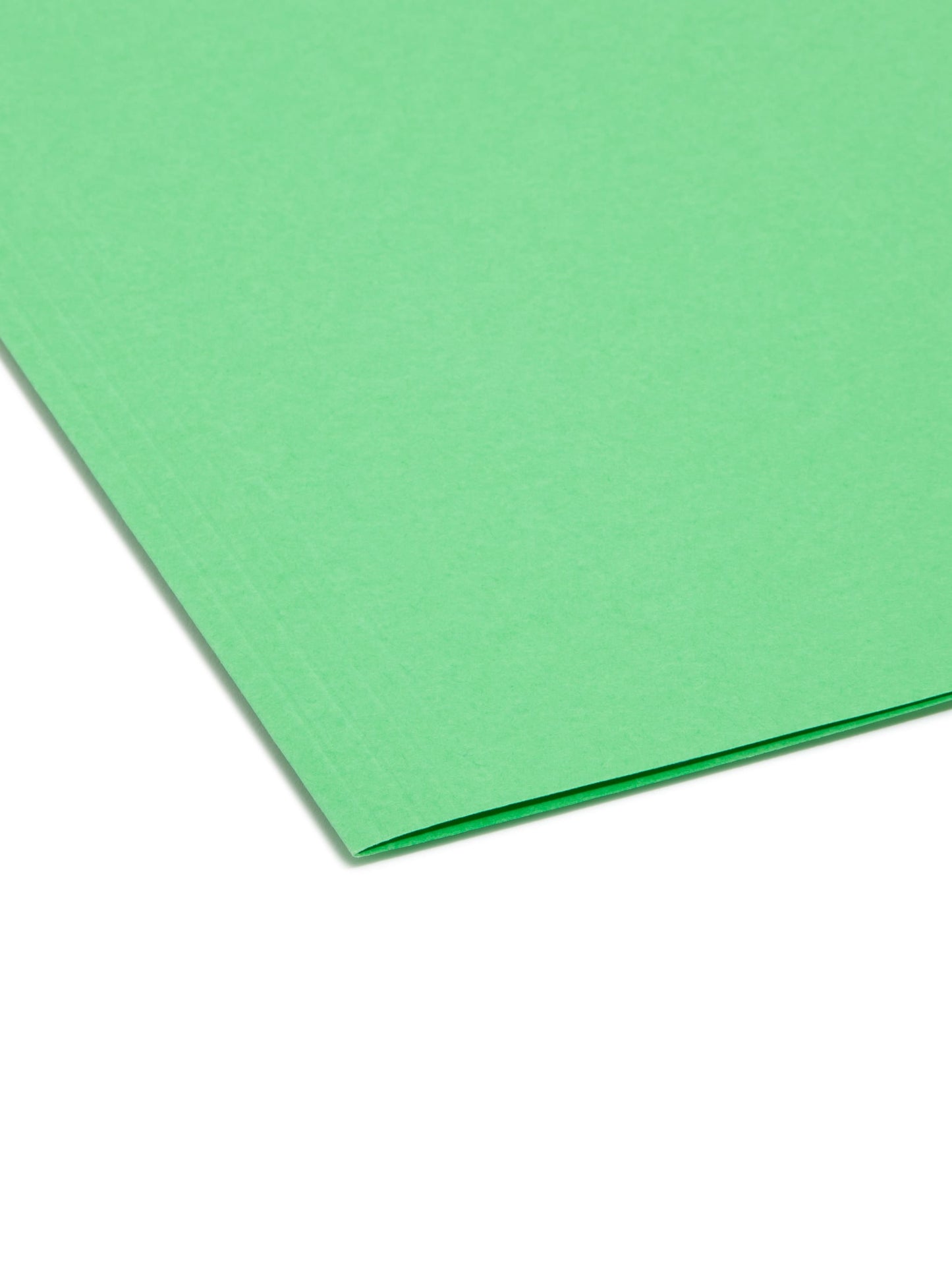 Standard Hanging File Folders with 1/5-Cut Tabs, Green Color, Letter Size, Set of 25, 086486640619