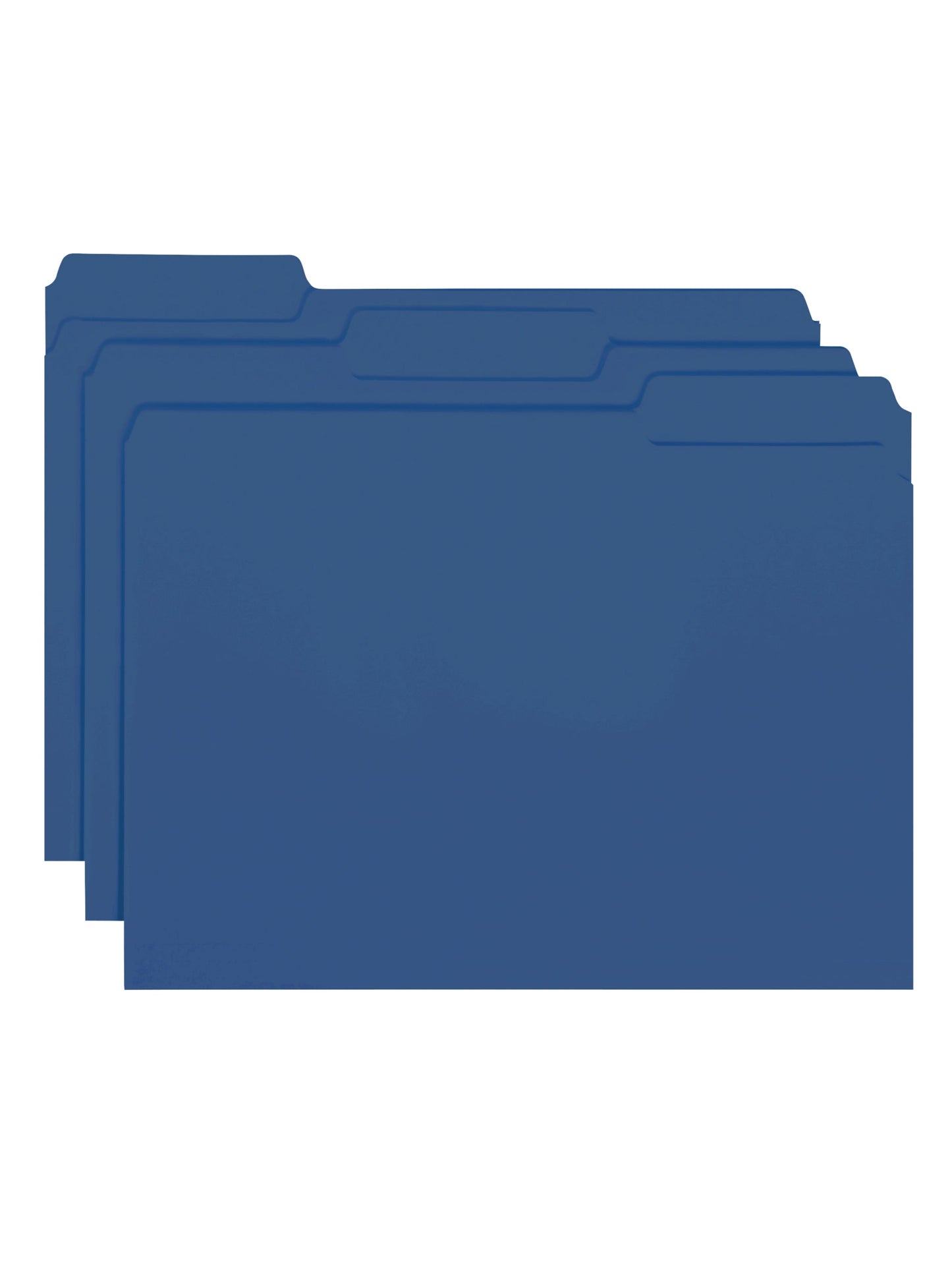 Interior File Folders, Navy Color, Letter Size, Set of 100, 086486102797