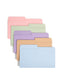 SuperTab® File Folders, 1/2-Cut Tab, Assorted Colors Color, Legal Size, Set of 100, 086486159067