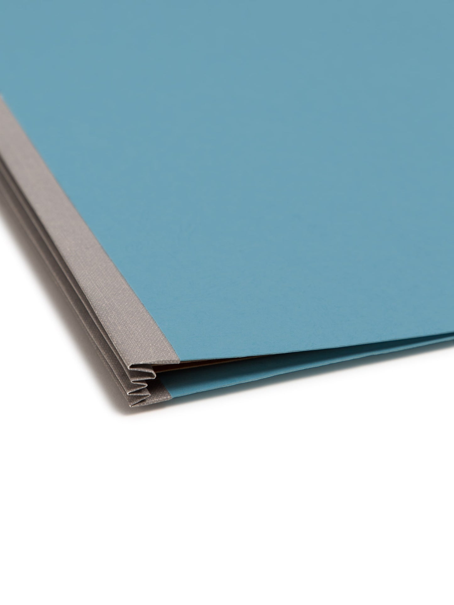 SafeSHIELD® Premium Pressboard Classification File Folders, 2 Dividers, 2 inch Expansion, 2/5-Cut Tab, Blue Color, Legal Size, 