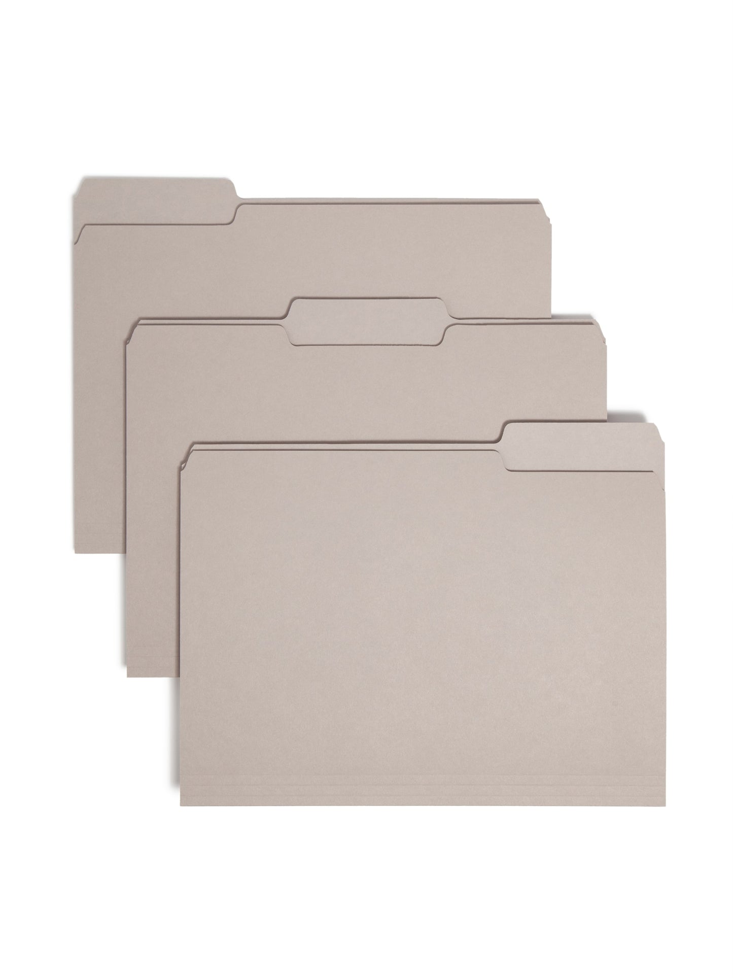 Interior File Folders, Gray Color, Letter Size, Set of 100, 086486102513