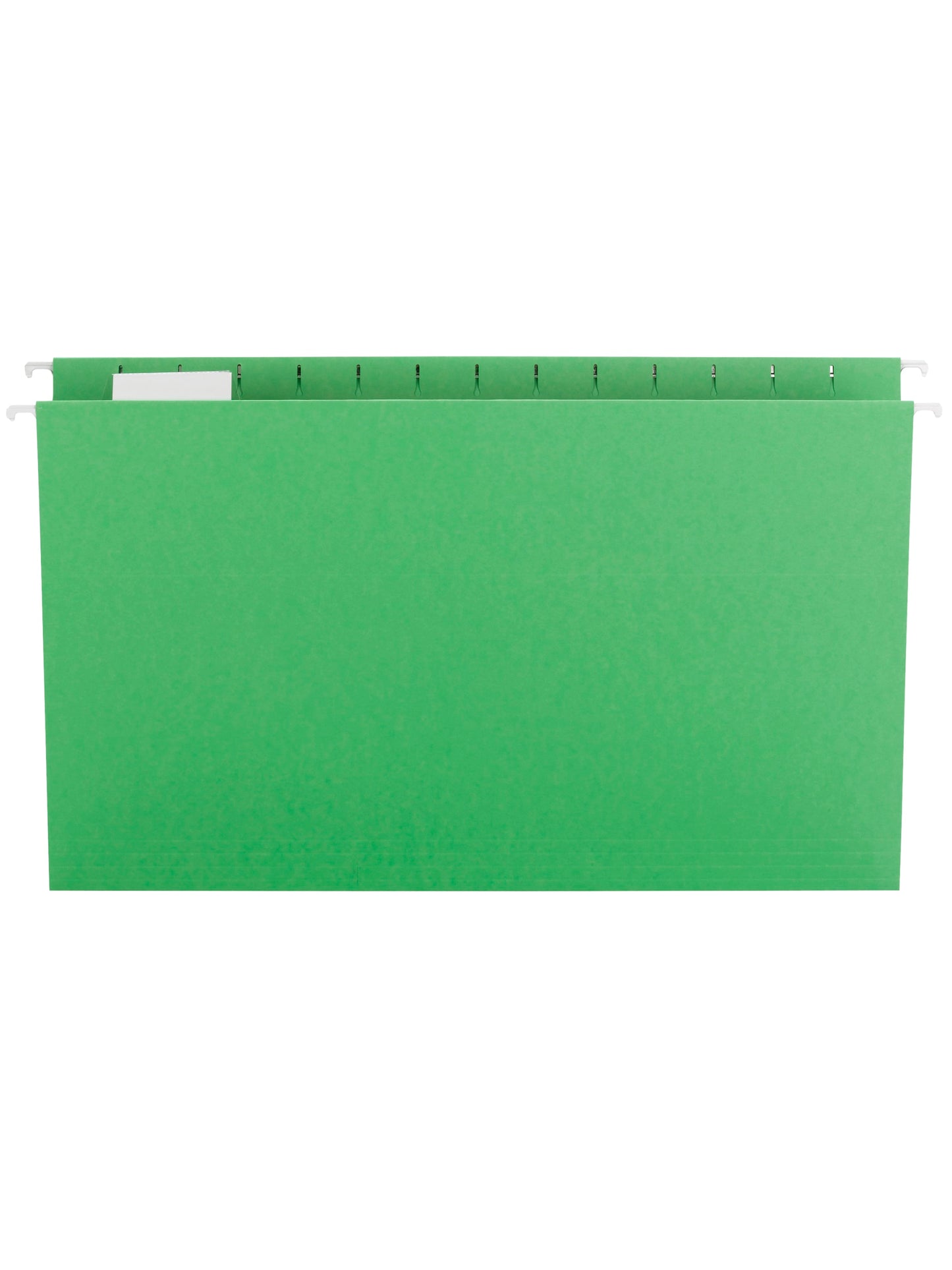 Standard Hanging File Folders with 1/5-Cut Tabs, Green Color, Legal Size, Set of 25, 086486641616