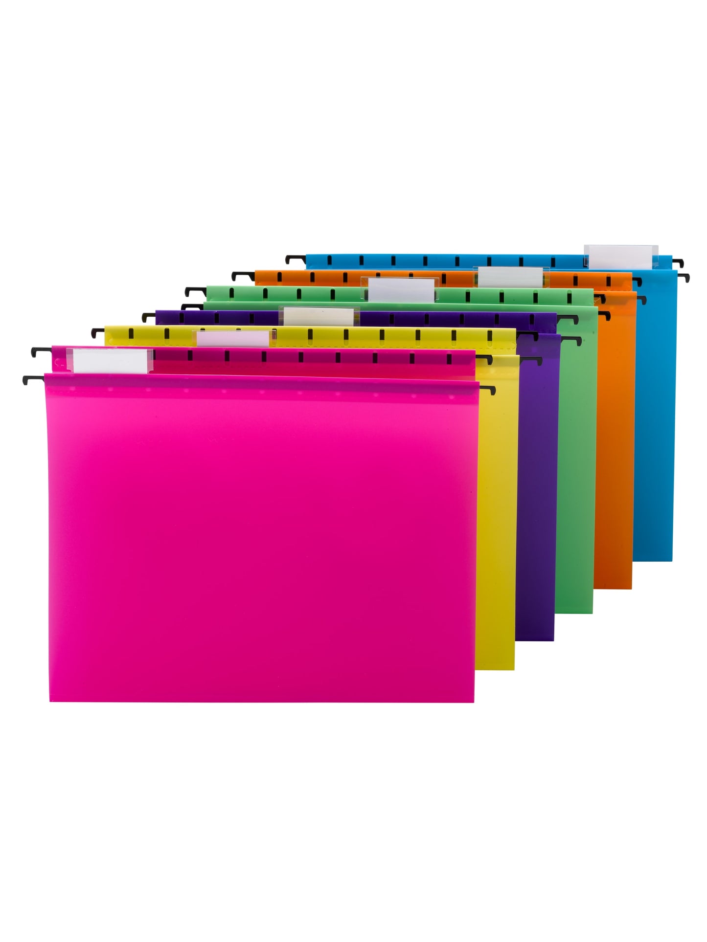 Poly Hanging File Folders, Assorted Colors Color, Letter Size, Set of 1, 086486640305