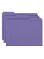 Interior File Folders, Purple Color, Letter Size, Set of 100, 086486102834