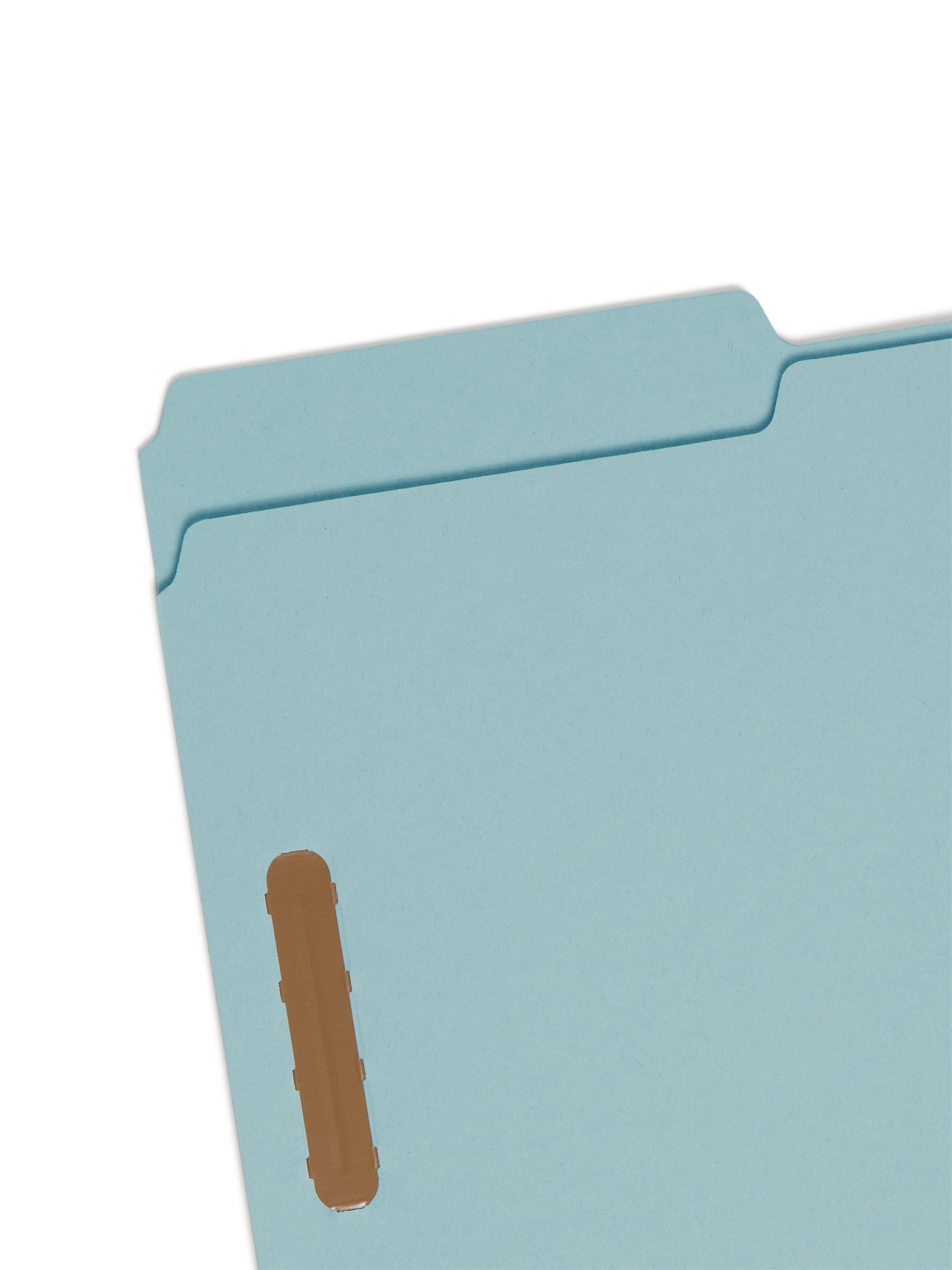 Pressboard Fastener File Folders, 1 inch Expansion, Blue Color, Legal Size, 