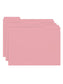 Interior File Folders, Pink Color, Letter Size, Set of 100, 086486102636