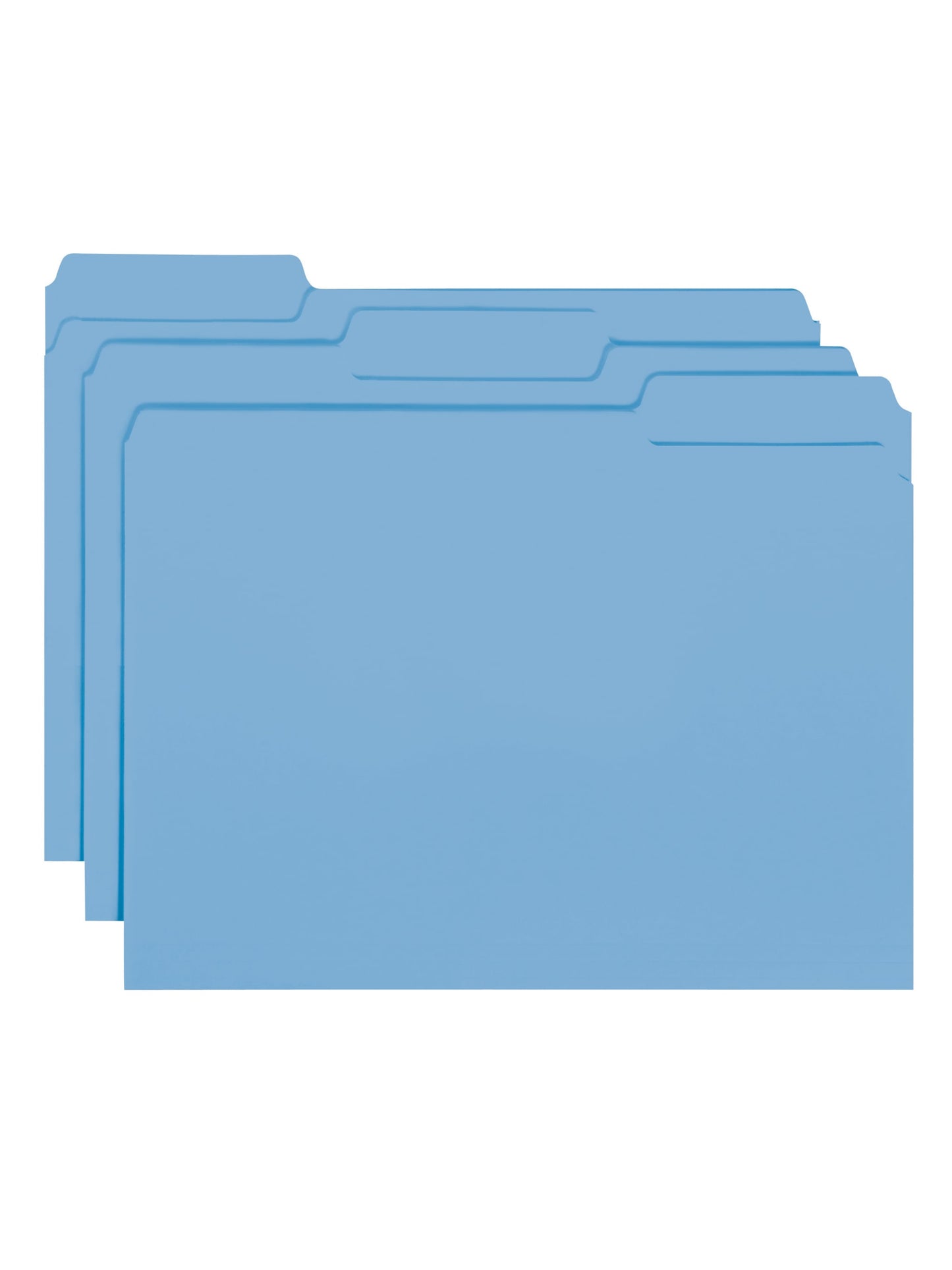 Interior File Folders, Blue Color, Letter Size, Set of 100, 086486102391