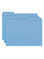 Interior File Folders, Blue Color, Letter Size, Set of 100, 086486102391