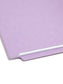 Shelf-Master® Reinforced End Tab Fastener File Folders, Straight-Cut Tab, Lavender Color, Legal Size, Set of 50, 086486285407