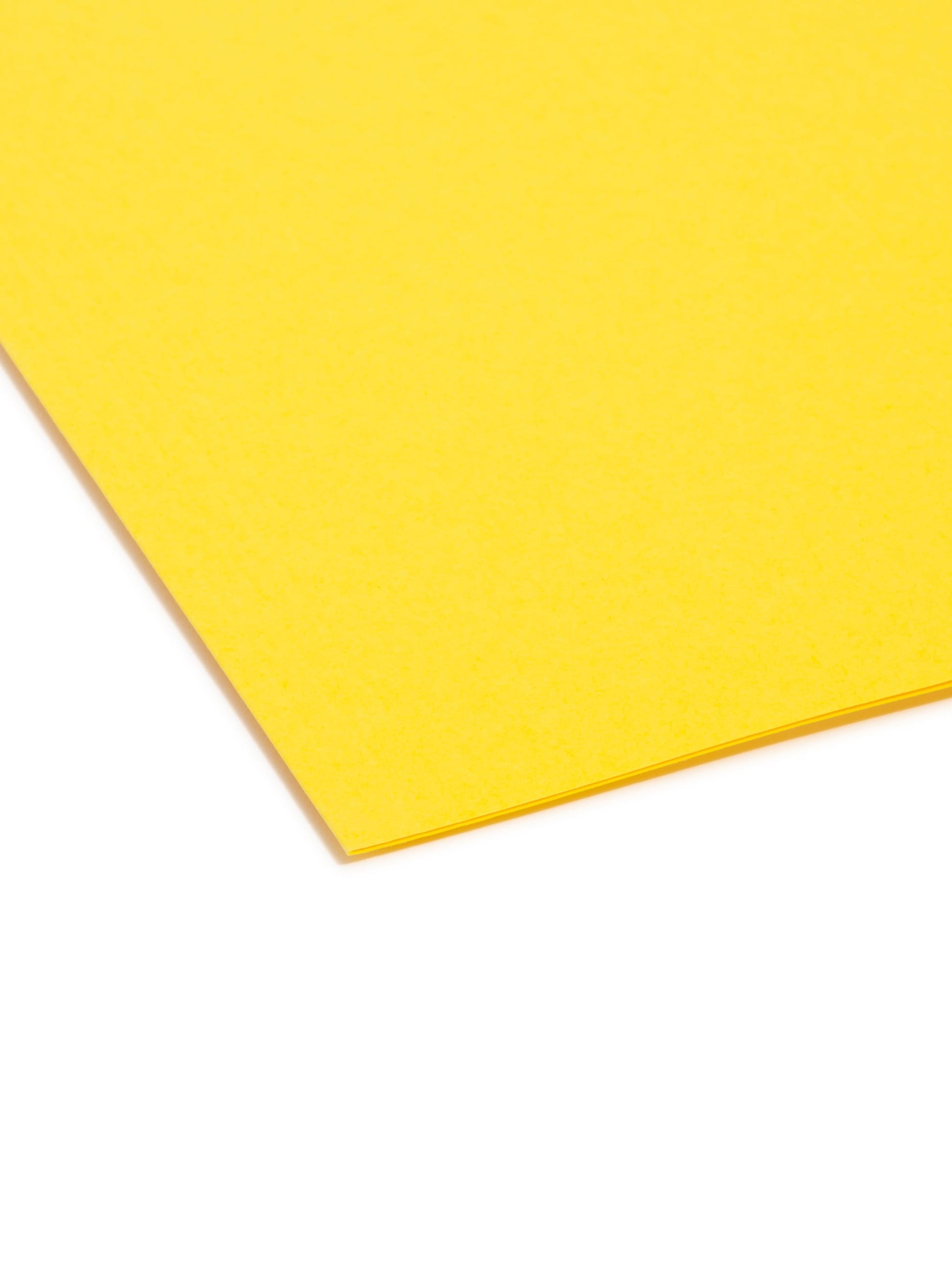 TUFF® Hanging File Folders with Easy Slide® Tabs, Yellow Color, Letter Size, Set of 18, 086486640442