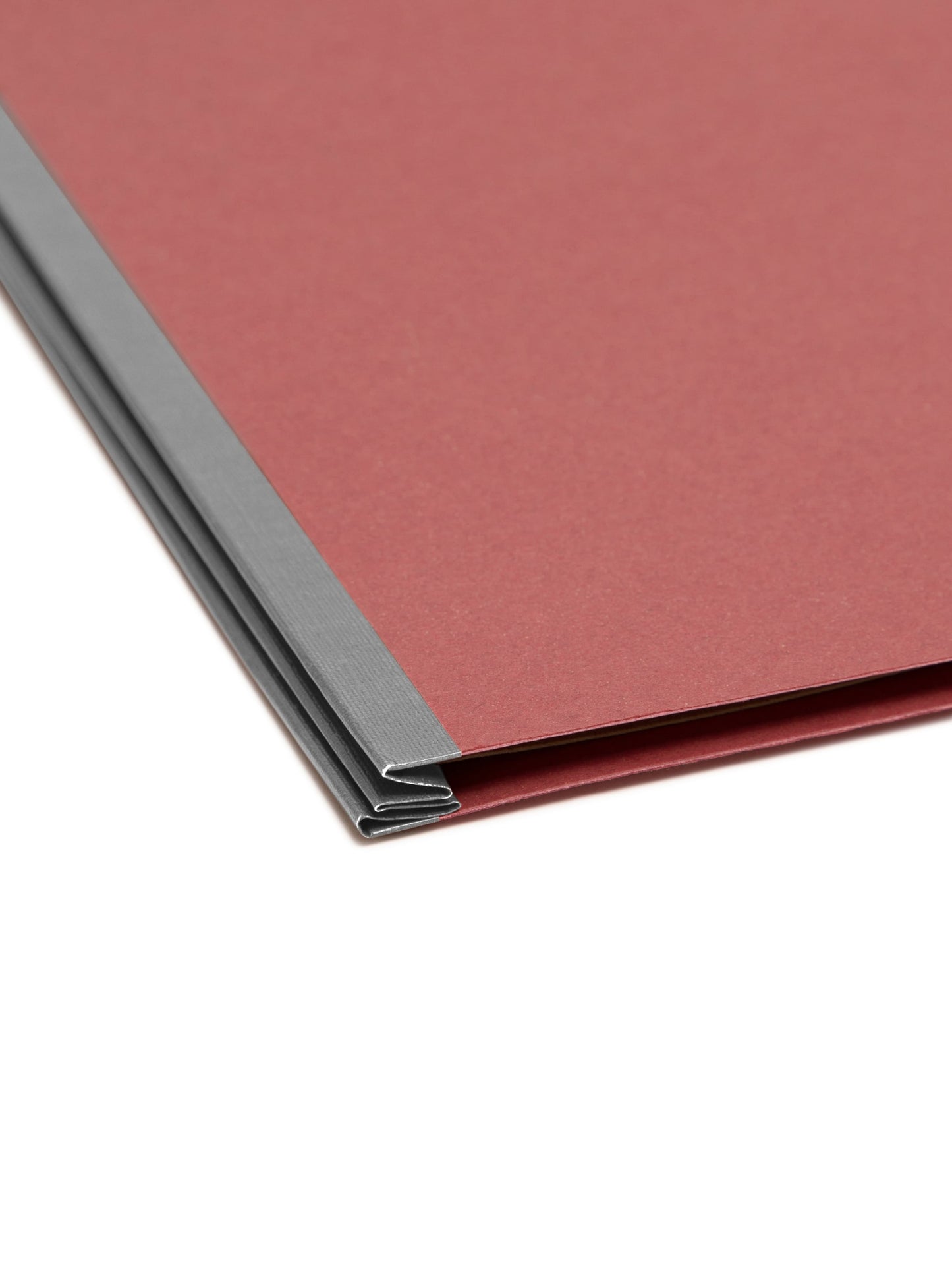 SafeSHIELD® Pressboard Classification File Folders with Pocket Dividers, Red Color, Letter Size, 