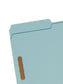 Pressboard Fastener File Folders, 3 inch Expansion, Blue Color, Legal Size, 