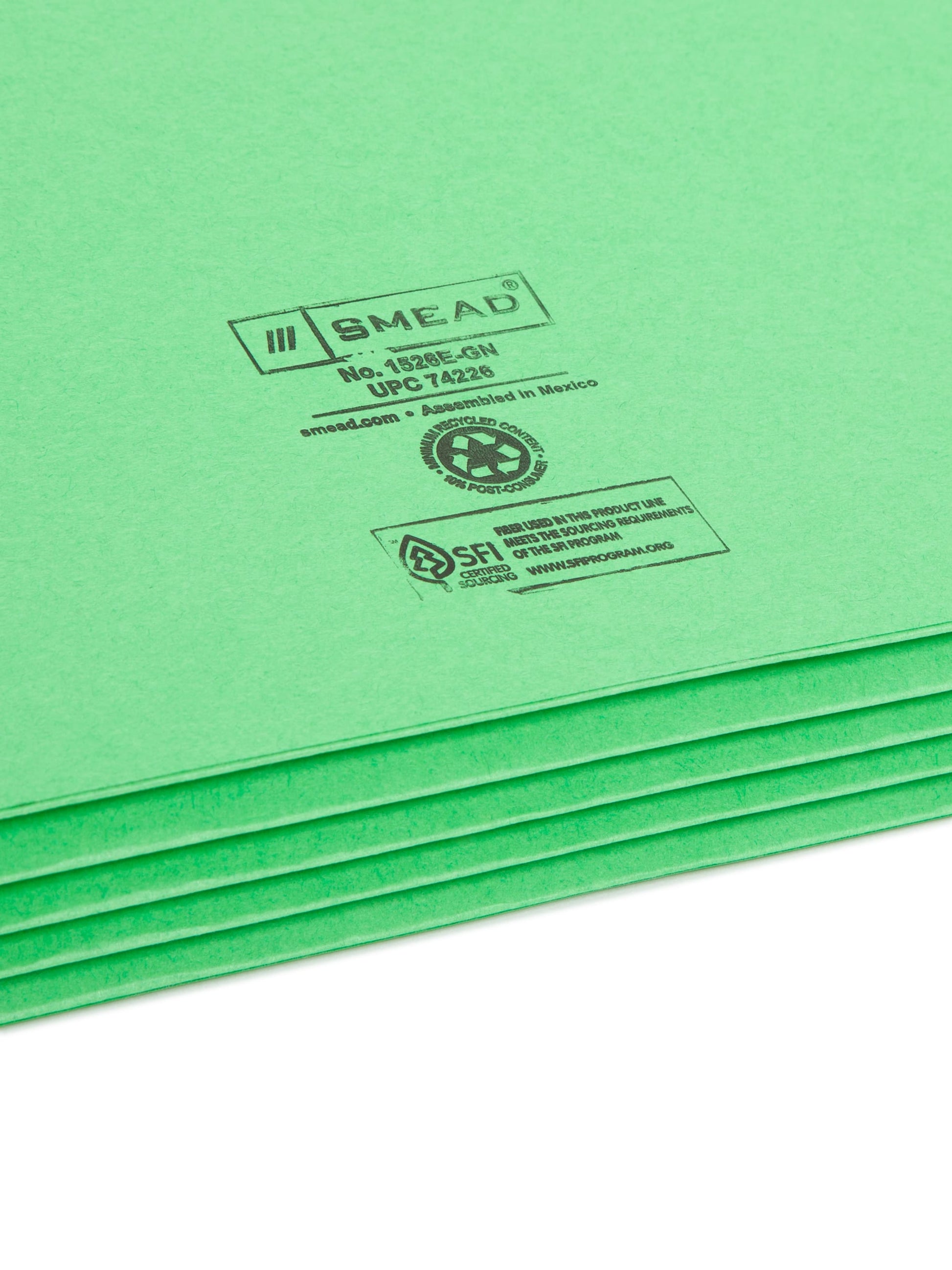 File Pockets, 3-1/2 inch Expansion, Straight-Cut Tab, Green Color, Legal Size, Set of 0, 30086486742260