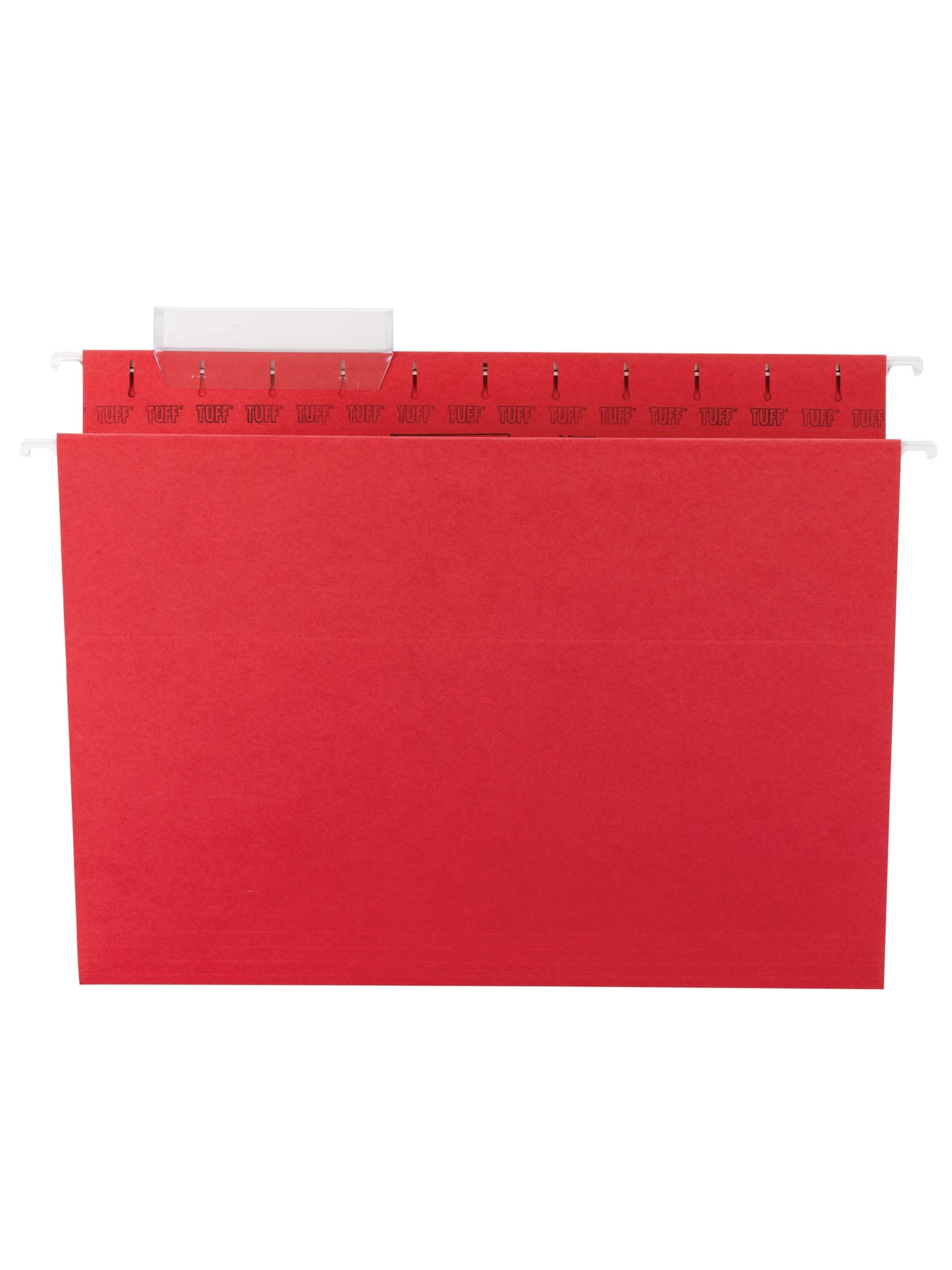 TUFF® Hanging File Folders with Easy Slide® Tabs, Red Color, Letter Size, Set of 18, 086486640435