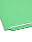 Shelf-Master® Reinforced End Tab Fastener File Folders, Straight-Cut Tab, Green Color, Legal Size, Set of 50, 086486281409