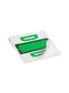 BCCR Bar Style Color-Coded Alphabetic Labels, A-Z Rolls, Light Green Color, 1-1/4" X 1" Size, 