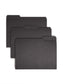 Interior File Folders, Black Color, Letter Size, Set of 100, 086486102438