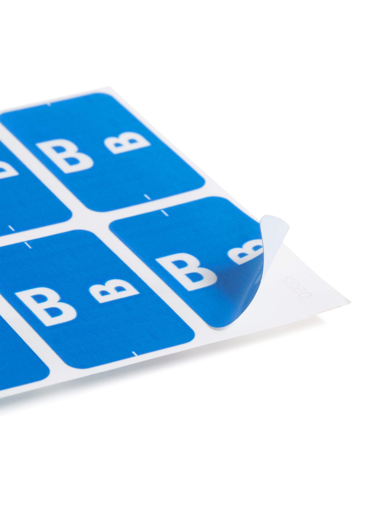 AlphaZ® ACCS Color Coded Alphabetic Labels - Sheets, Dark Blue Color, 1" X 1-5/8" Size, 