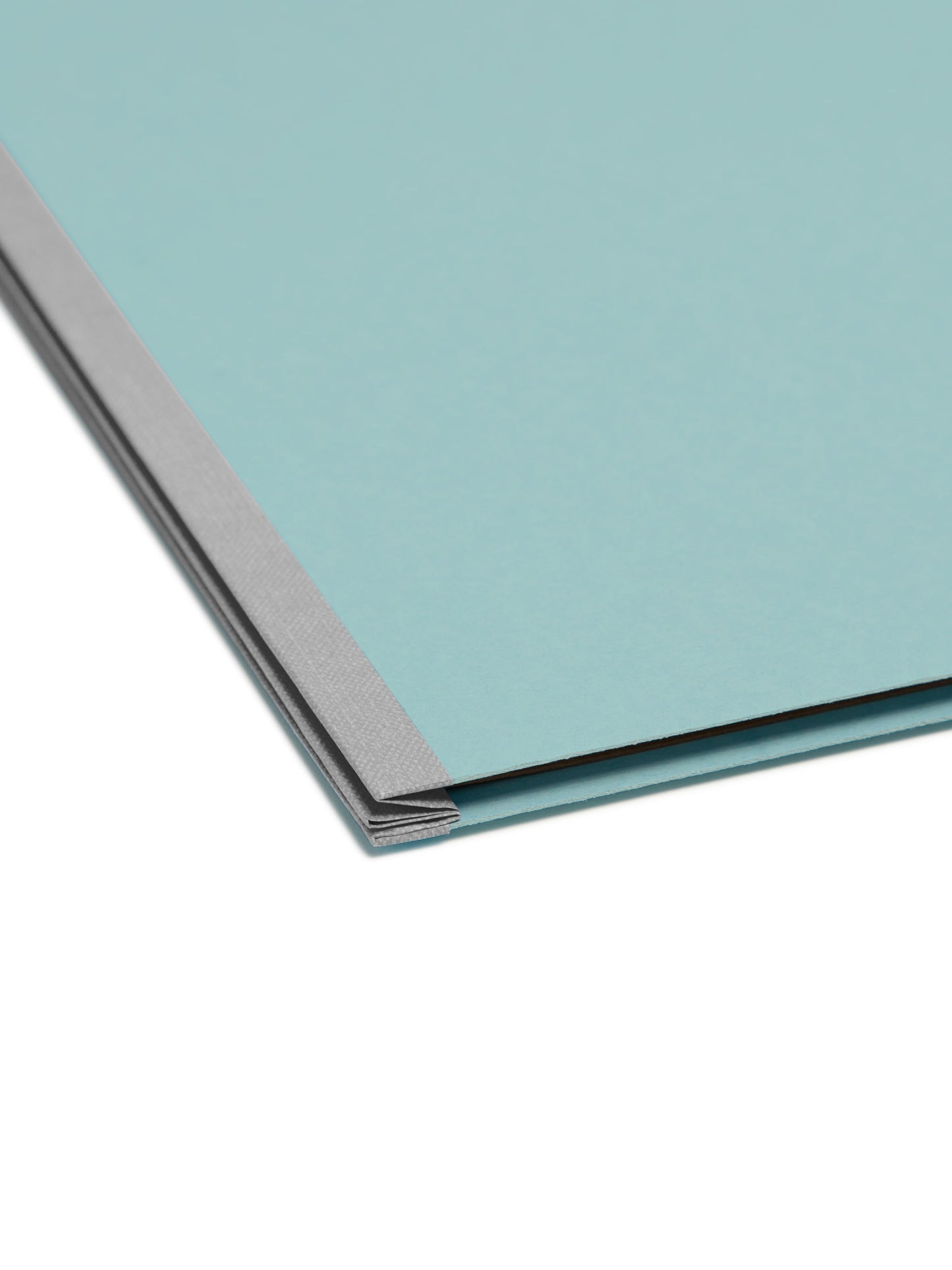SafeSHIELD® Pressboard Classification File Folders, 2 Dividers, 2 inch Expansion, 2/5-Cut Tab, Blue Color, Legal Size, 