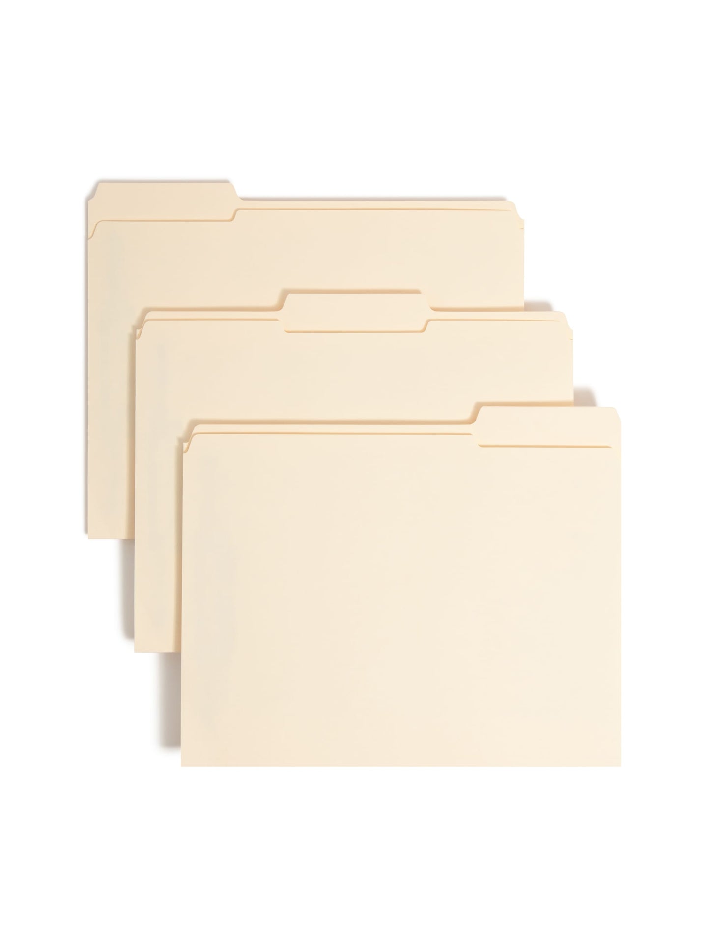 SafeSHIELD® Reinforced Tab Fastener File Folders, Manila Color, Letter Size, Set of 50, 086486145558