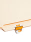 BCCR Bar Style Color-Coded Alphabetic Labels, A-Z Rolls, Light Orange Color, 1-1/4" X 1" Size, 