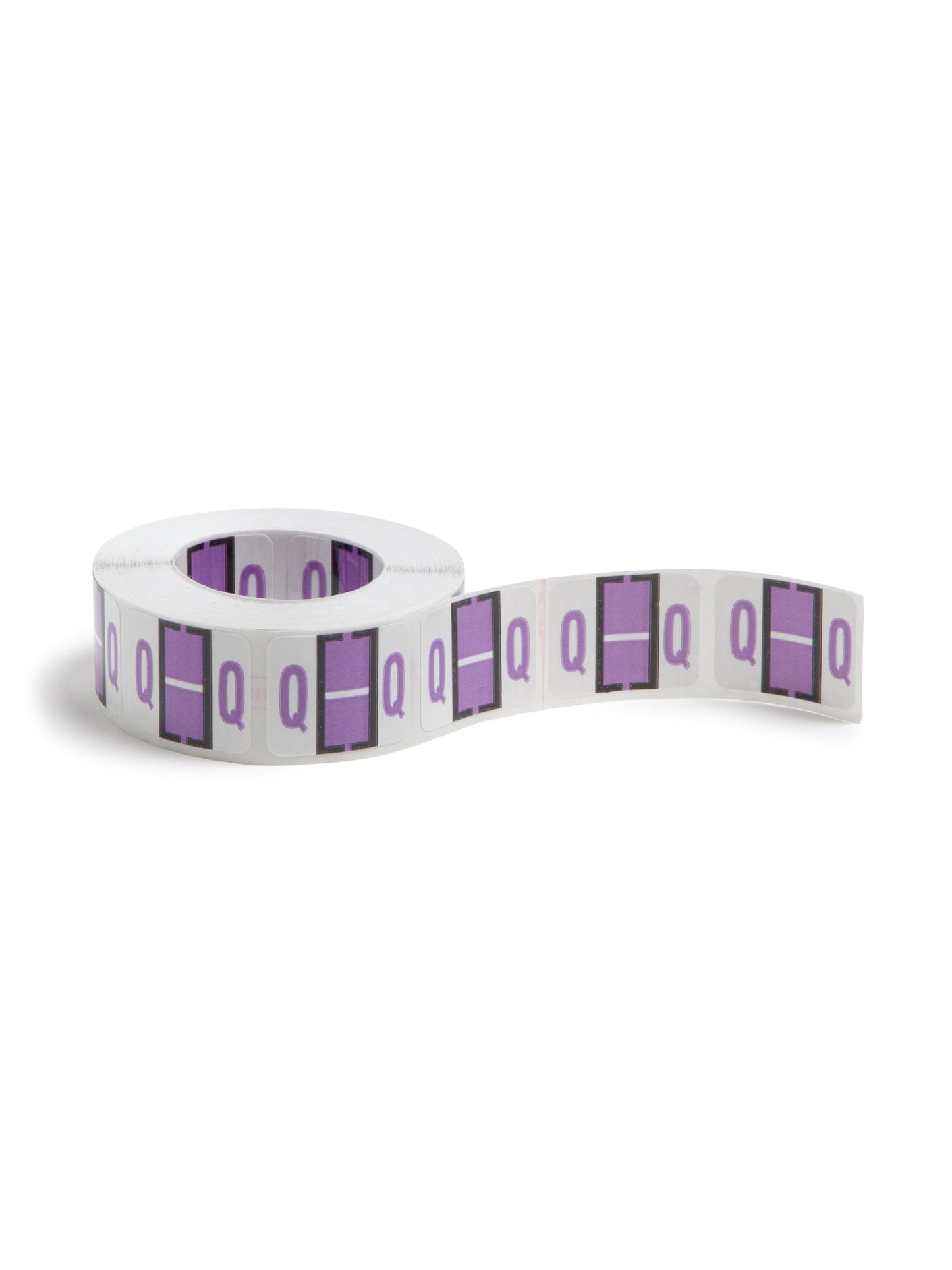 BCCR Bar Style Color-Coded Alphabetic Labels, A-Z Rolls, Lavender Color, 1-1/4" X 1" Size, 