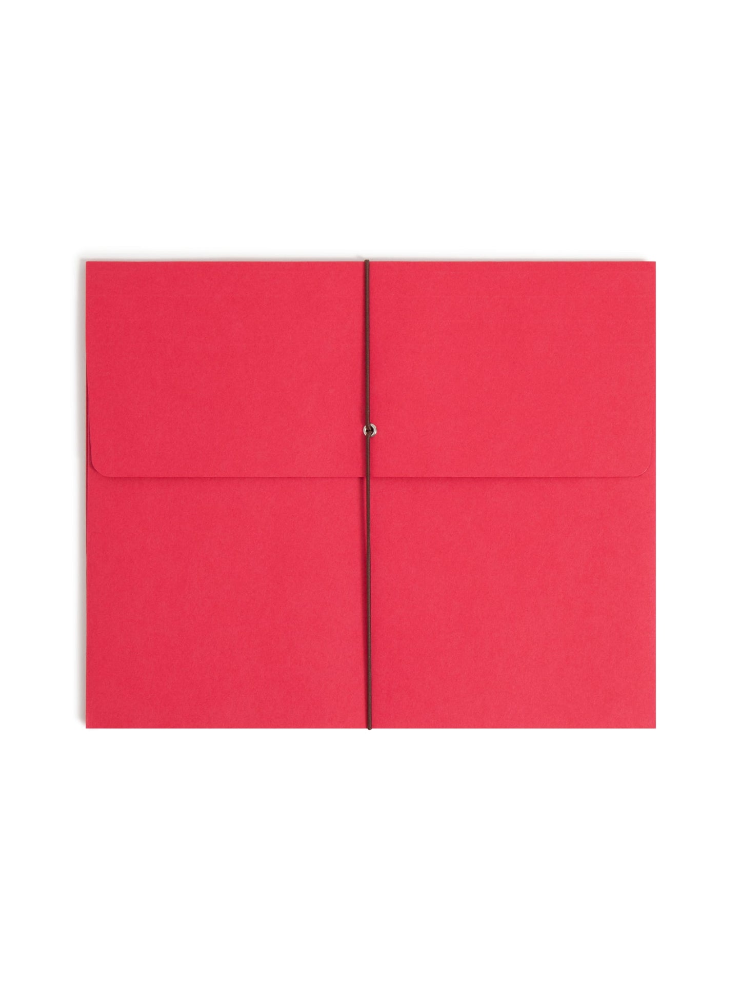 Expanding Wallets, 2-Inch Expansion, Flap and Cord Closure, Red Color, Letter Size, Set of 0, 30086486772052