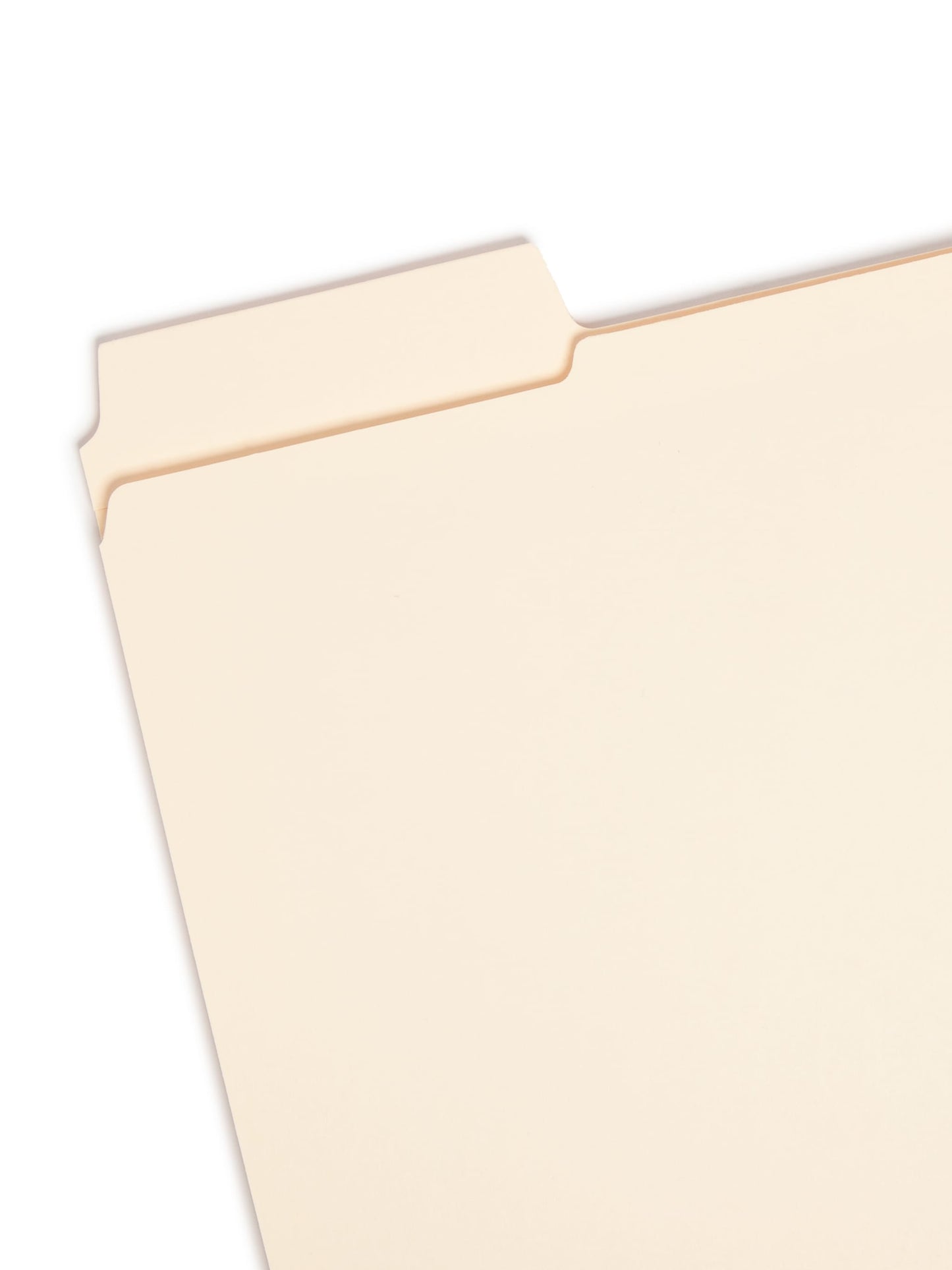 SuperTab® Reinforced Tab File Folders, Manila Color, Letter Size, Set of 100, 086486103954