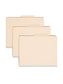 Classification File Folders, 1 Divider, 2 inch Expansion, Manila Color, Letter Size, 