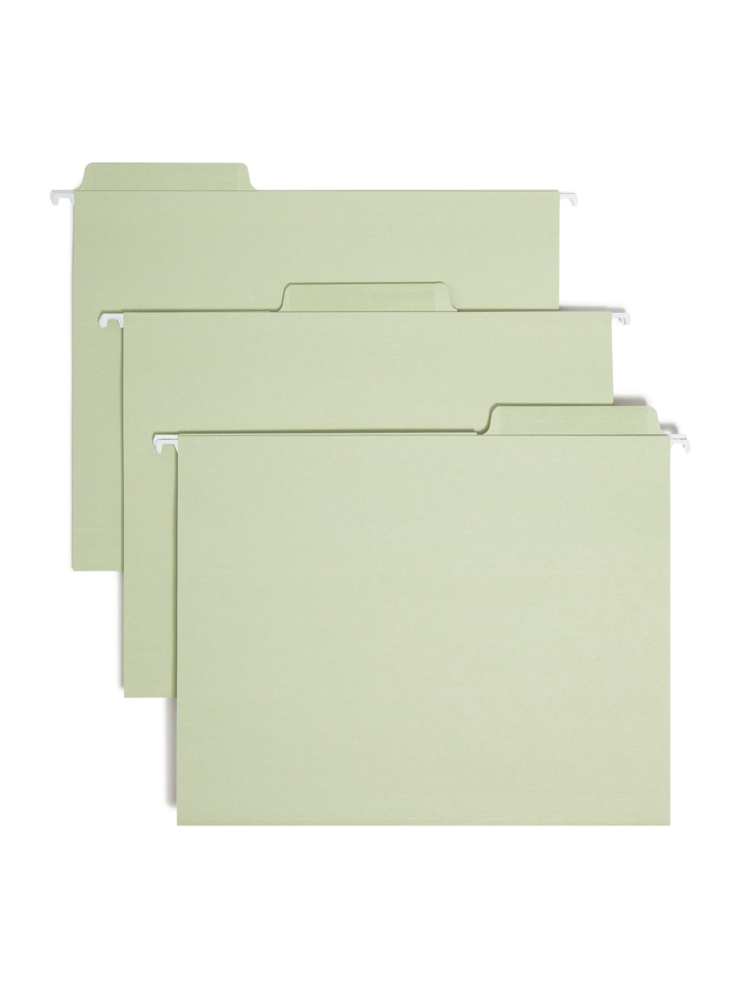 Erasable FasTab® Hanging File Folders, Moss Green Color, Letter Size, Set of 20, 086486640329