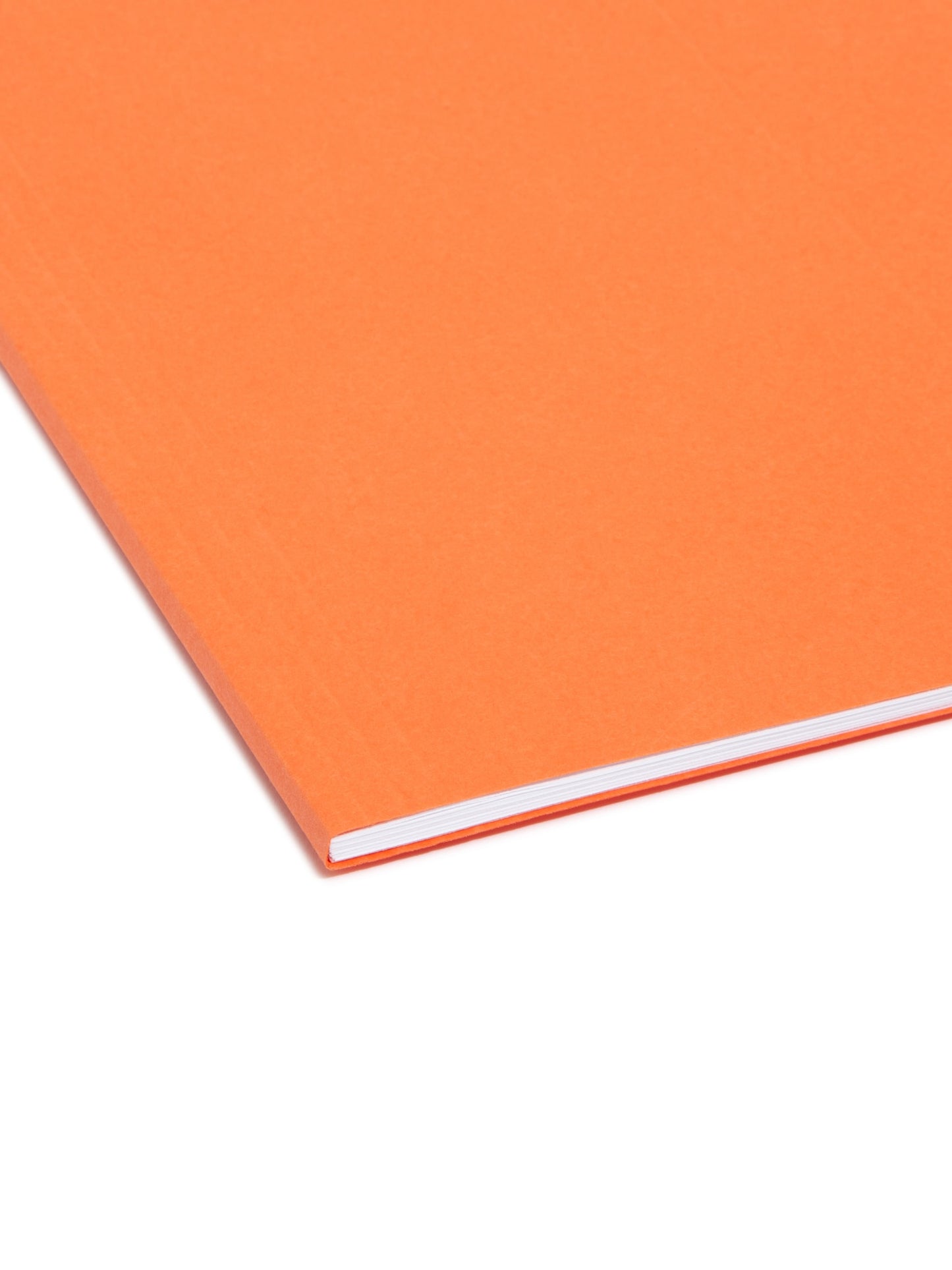 Standard Hanging File Folders with 1/5-Cut Tabs, Orange Color, Letter Size, Set of 25, 086486640657